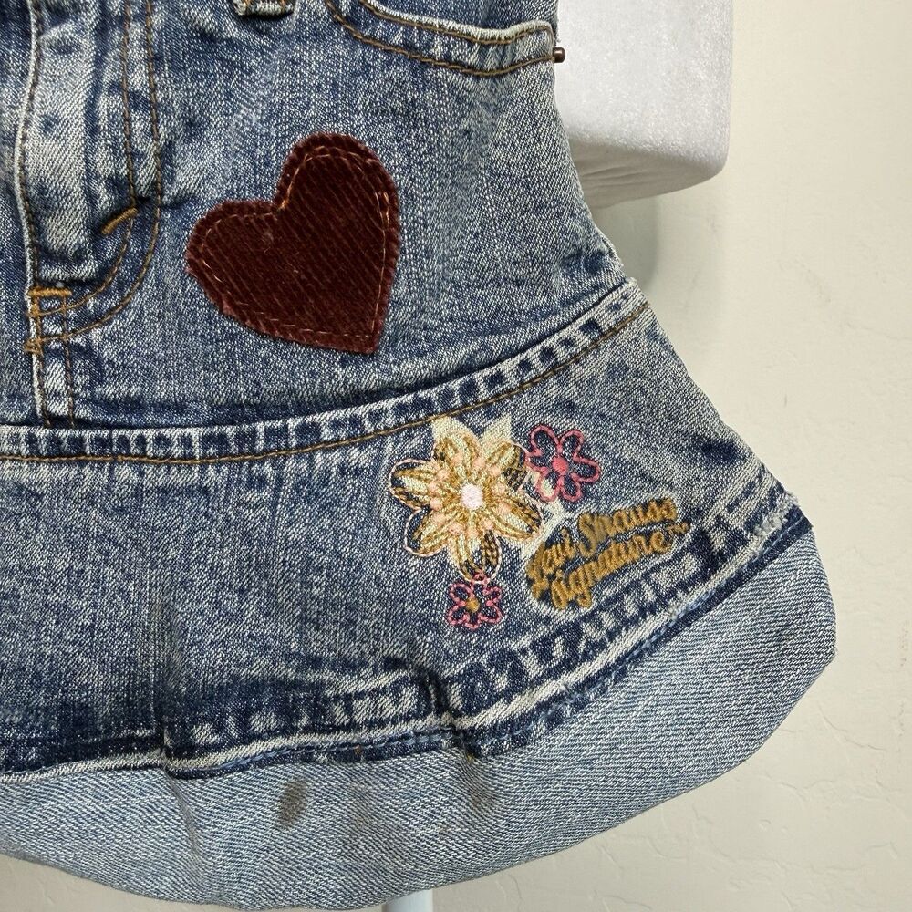 Handmade Levi’s Denim Jean Upcylced Unlined Crossbody Bag Patchwork Y2K 90’s Art - Picture 4 of 16